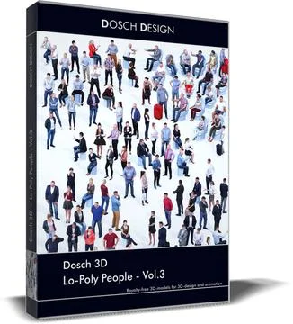 Dosch 3D - LoPoly People Vol 3 3D Model