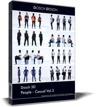 Dosch 3D - People - Casual Vol 3 3D Model