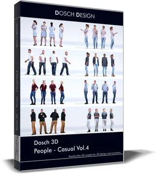 Dosch 3D - People Casual Vol4 3D Model
