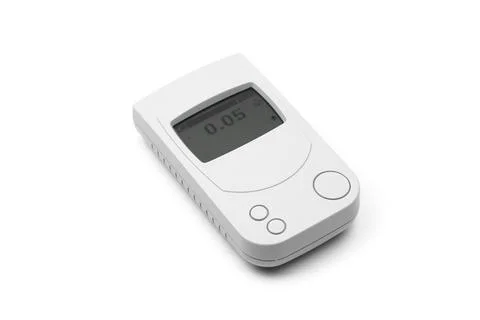 Dosimeter, portable device for measuring background radiation Stock Photos