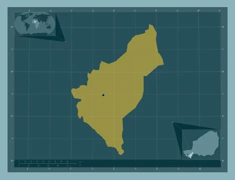 Dosso, Niger. Solid color shape イラスト素材