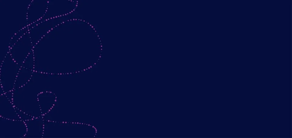 Dot and line consisting of abstract graphics. Illustrazione stock