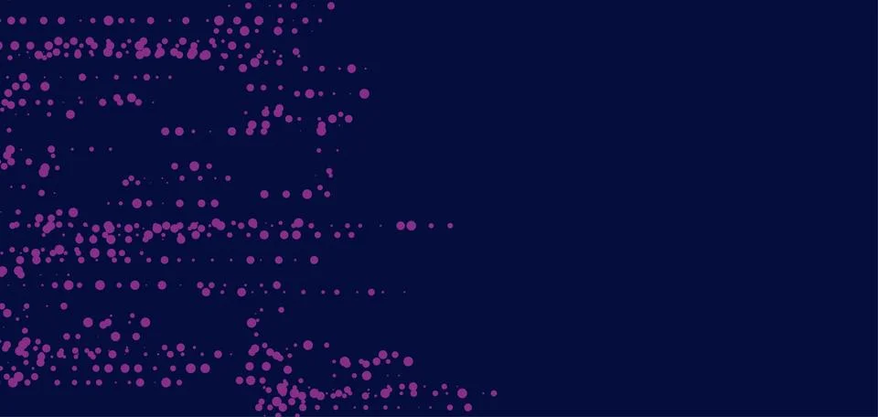 Dot and line consisting of abstract graphics. Stock-Illustration