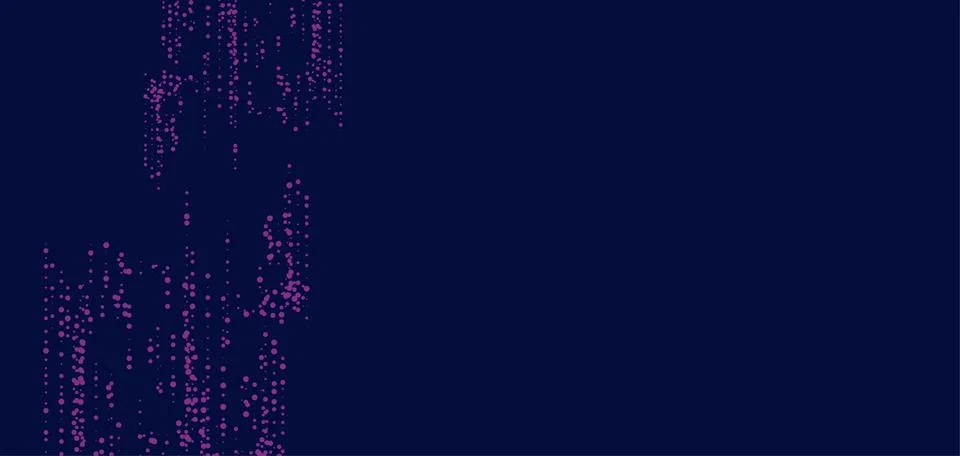 Dot and line consisting of abstract graphics. Stock Illustration
