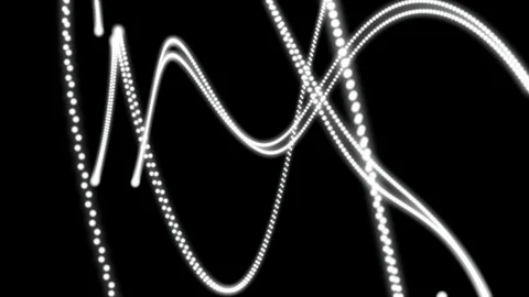 Dot array twist Stock Footage 95663174