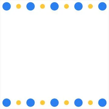 Dot background. Dotted background design. Dot border design. Dot design borde Stock Illustration