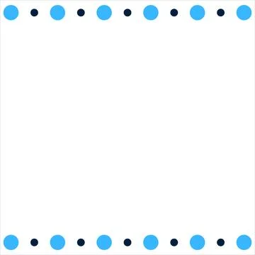 Dot background. Dotted background design. Dot border design. Dot design borde Stock Illustration