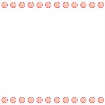 Dot background. Dotted background design. Dot border design. Dot design borde Illustrazione stock