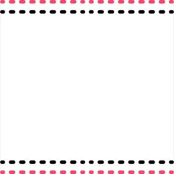 Dot background. Dotted background design. Dot border design. Dot design borde Stock Illustration