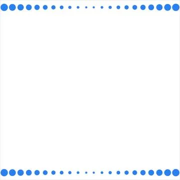 Dot background. Dotted background design. Dot border design. Dot design borde Stock Illustration