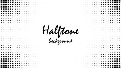 Dot background halfton vector texture future back retro pattern overlay on wh Stock Illustration