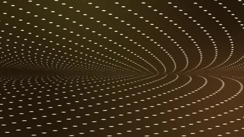 Dot brown beautiful abstract wave technology background,  animated video Stock Footage 297428209