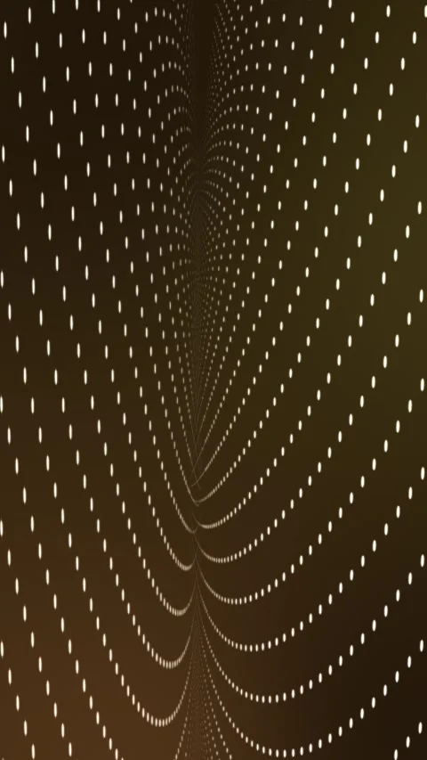 Dot Brown Beautiful Abstract Wave Technology Background 4K Seamless Loop Stock-Footage 313035618