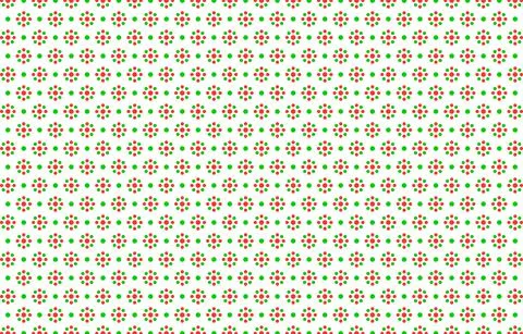 Dot Christmas pattern, minimalist polka dot red and green, Stock Illustration