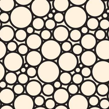 Dot circle lace seamless pattern net Stock Illustration