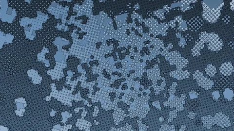 Dot Circle Particle Cluster Evolution Background Video Stock Footage 303316703