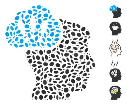 Dot Collage Problem Brainstorm イラスト素材