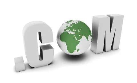 Dot com Stock-Illustration