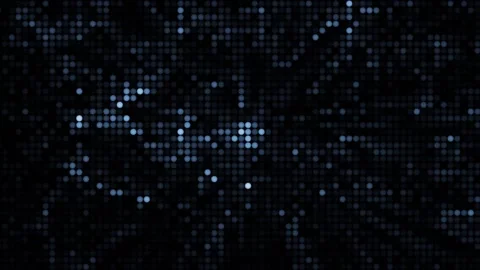 Dot data technology information background. AI Data exchange futuristic concept. Stock Footage 145416317