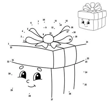 Dot to dot. Draw a line. Handwriting practice. Learning numbers for kids. Edu Stock Illustration