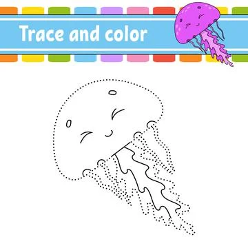 Dot to dot game. Draw a line. For kids. Activity worksheet. Coloring book. Wi Stock Illustration