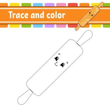 Dot to dot game. Draw a line. For kids. Activity worksheet. Coloring book. Wi Stock Illustration