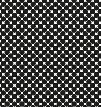 Dot geometric seamless pattern Stock Illustration