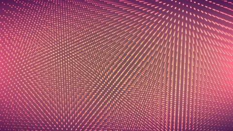 Dot Glowing Background. Techno Concept Abstract Space. Technology Digital Stock Illustration