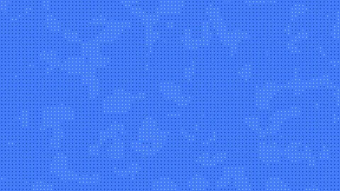 Dot halftone dodger blue background with small black and white squares イラスト素材