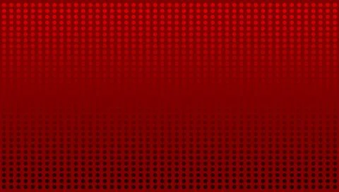 Dot halftone gradient on red background Stock Illustration