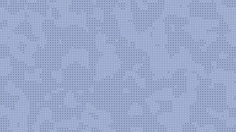 Dot halftone light blue background with black and white dots in a repeating Video stock 289608564
