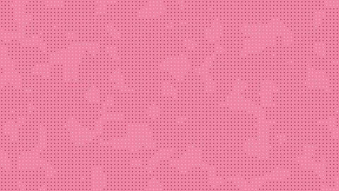 Dot halftone light pink background with black and white dots in grid pattern Stock Illustration