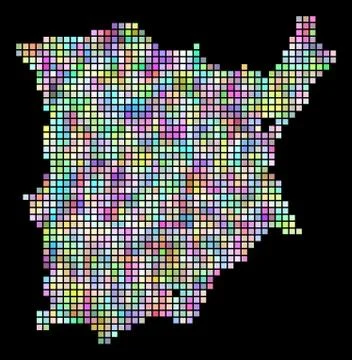 Dot Koh Samui Map Stock Illustration