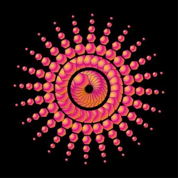 Dot line background vector art 스톡 일러스트