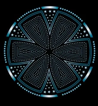 Dot line background vector art Stock Illustration
