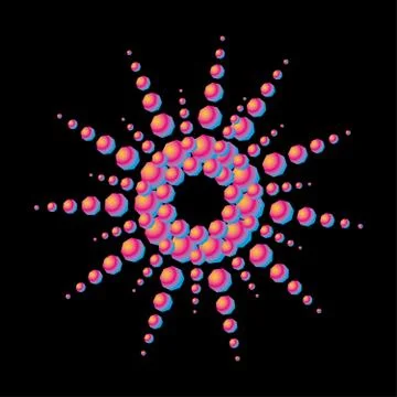 Dot line background vector art Stock Illustration