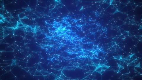 Dot line connection technology background Stock Footage 301573895