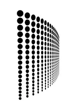Dot line halftone pattern design, dotted background 스톡 일러스트