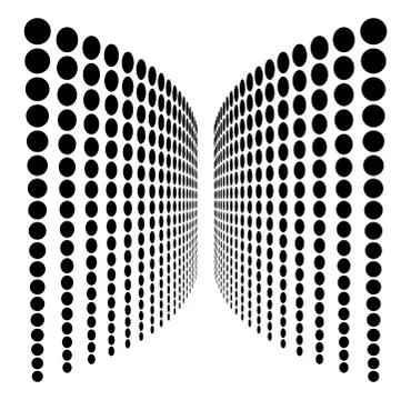 Dot line halftone pattern design, dotted background 스톡 일러스트