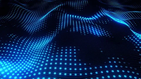 Dot line ocean wave pattern lines halftone abstract pattern wave lines Stock Footage 333518482