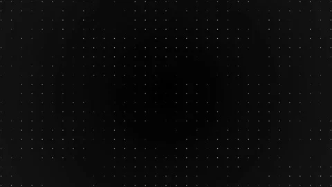 Dot lines abstraction black white looped Stock Footage 170942845
