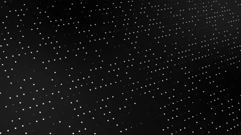 Dot lines abstraction black white looped Stock Footage 170945334