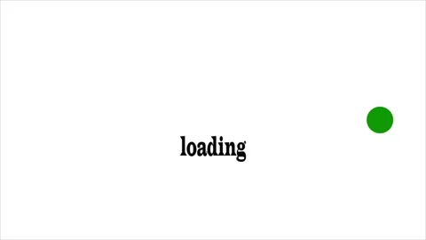 Dot loading circle animation video and white background. Stock Footage 297834210