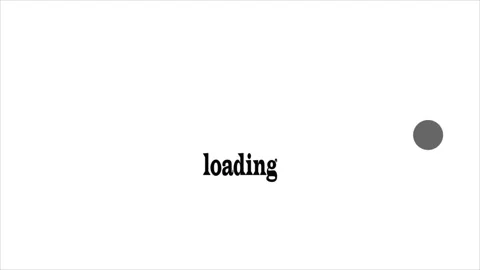 Dot loading circle animation video and white background. Stock Footage 297834225
