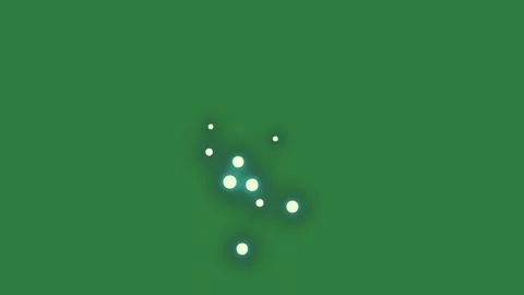 Dot Looping On Chroma Key For Compositing Stock Footage 338015906
