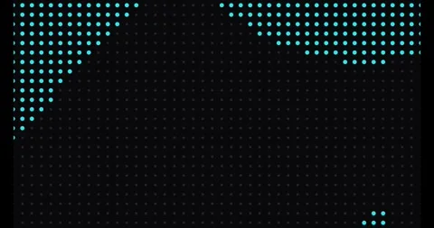 Dot Matrix Formation Dynamic Digital Display Animation Visual Graphics Vidéo 333802870