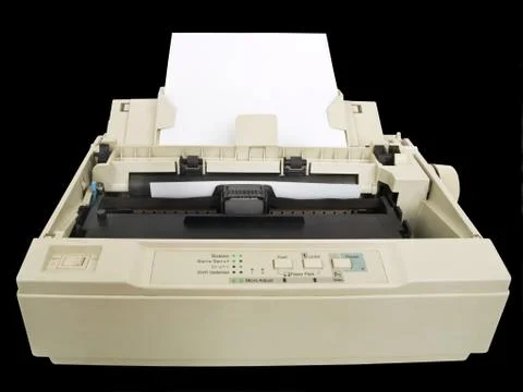 Dot matrix printer Fotos de archivo