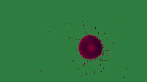 Dot Moving On Chroma Key For Compositing 库存影片 338018078