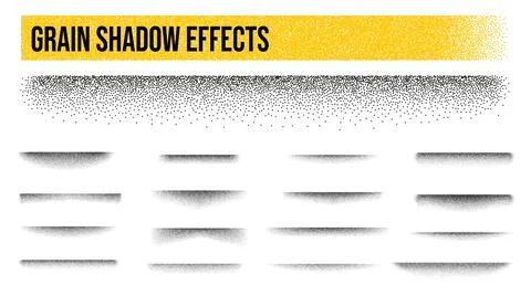Dot noise grain edge shadow effect grainy overlays 스톡 일러스트