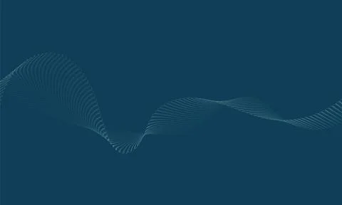 Dot particles on blue background. Vector illustration Stock Illustration